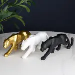 GeometricBlackPantherSculpture Homeko1