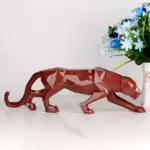 GeometricBlackPantherSculpture Homeko10
