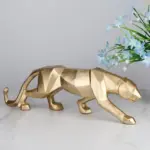 GeometricBlackPantherSculpture Homeko11