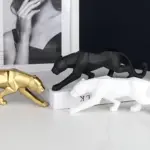 GeometricBlackPantherSculpture Homeko3
