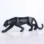 GeometricBlackPantherSculpture Homeko7