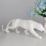 GeometricBlackPantherSculpture Homeko8
