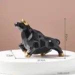 GeometricBullFigurines Homeko10