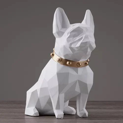 Geometric Bulldog Coin Box - Homeko