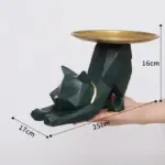 GeometricCatKeyTray-Homeko9 GeometricCatKeyTray Homeko9