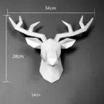 GeometricDeerMount-Homeko1 GeometricDeerMount Homeko1