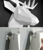 GeometricDeerMount-Homeko4 GeometricDeerMount Homeko4