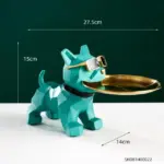 GeometricDogYogaTray Homeko11