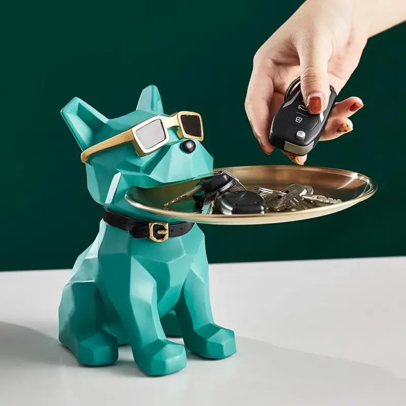 GeometricDogYogaTray Homeko3