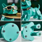 GeometricDogYogaTray Homeko9