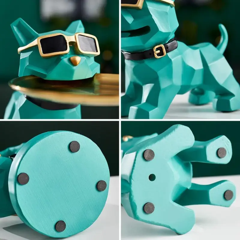 GeometricDogYogaTray Homeko9