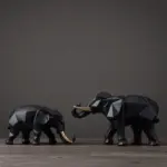 GeometricElephantOrnament Homeko1