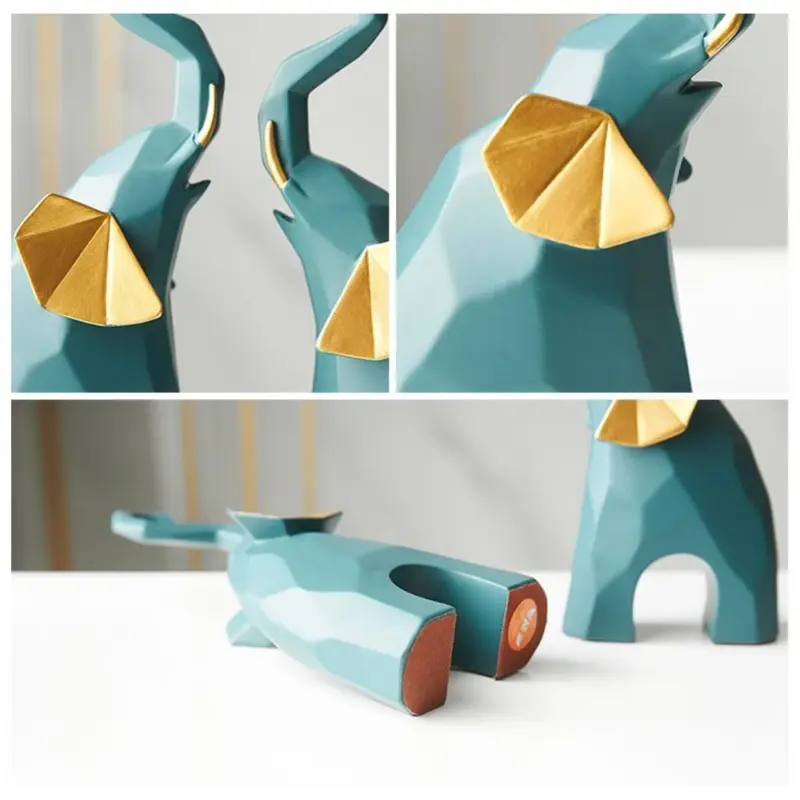 GeometricElephantSculpture Homeko10
