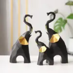 GeometricElephantSculpture Homeko12