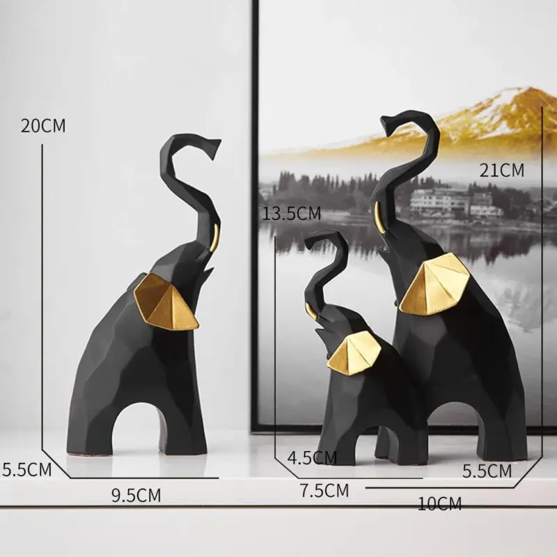 GeometricElephantSculpture Homeko13