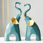 GeometricElephantSculpture Homeko8