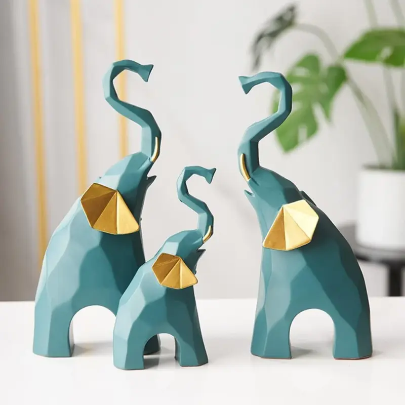 GeometricElephantSculpture Homeko9