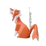 GeometricOrangeFoxFigurine Homeko8