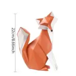 GeometricOrangeFoxFigurine Homeko9