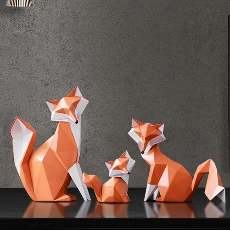 Geometric Red Fox - Homeko