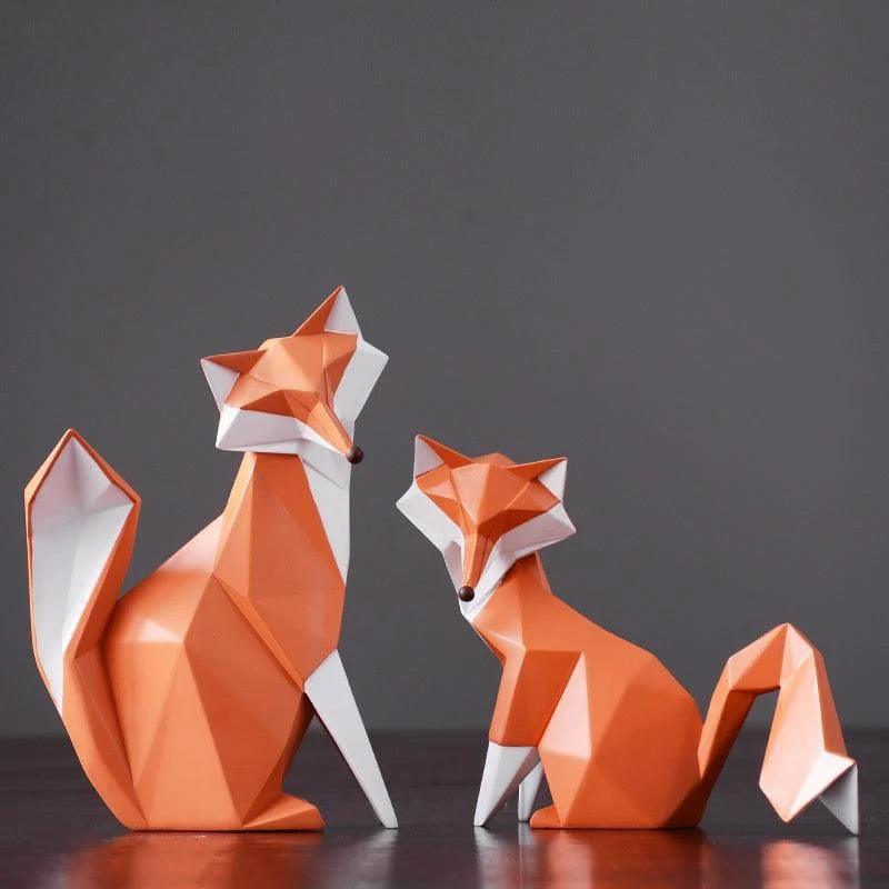 Geometric Red Fox - Homeko