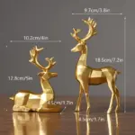 GeometricReindeerSculptures-Homeko10 GeometricReindeerSculptures Homeko10