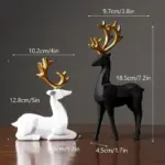 GeometricReindeerSculptures-Homeko11 GeometricReindeerSculptures Homeko11