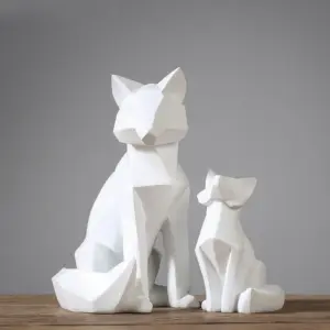 Geometric White Fox