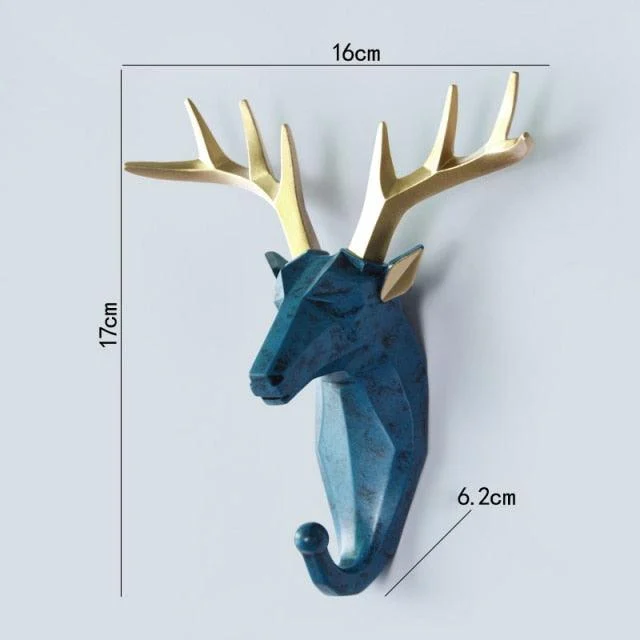 Geometric Wildlife Wall Hook - Homeko