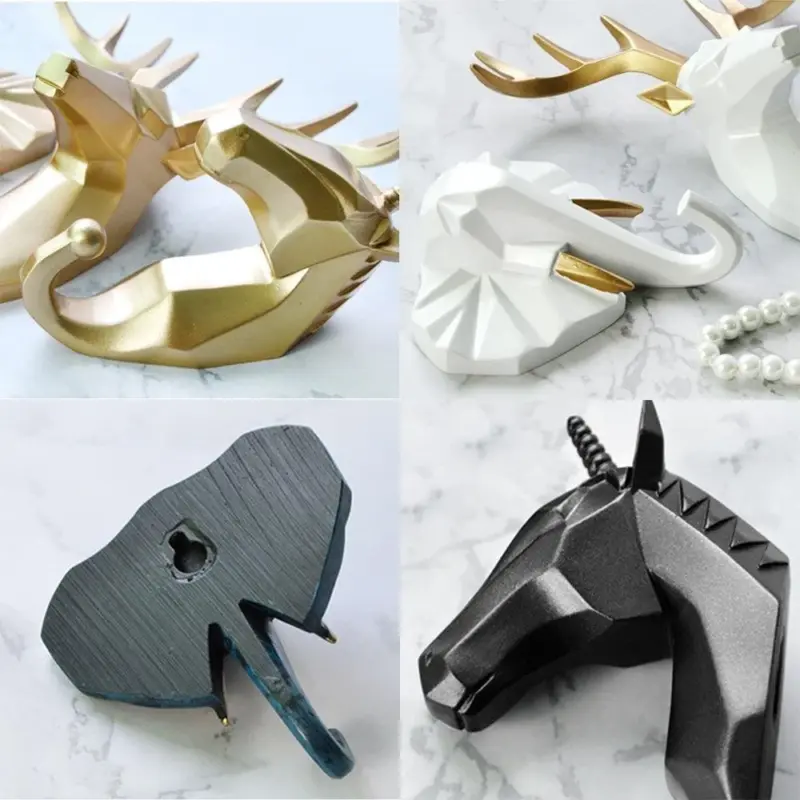 GeometricWildlifeWallHook Homeko8