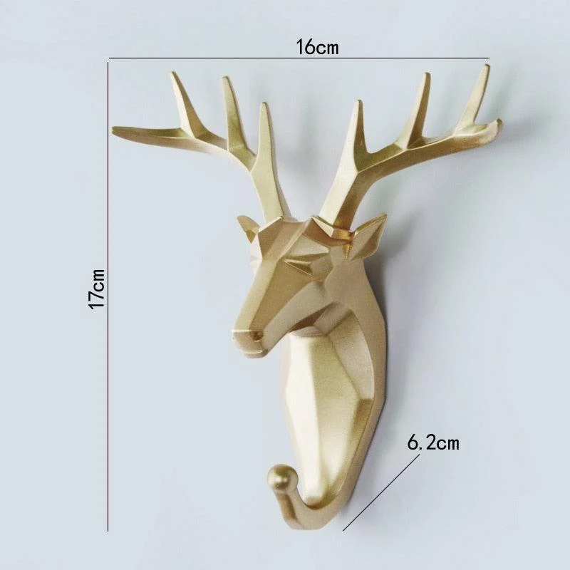 Geometric Wildlife Wall Hook - Homeko