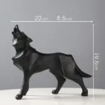 GeometricWolfFigurines-Homeko1 GeometricWolfFigurines Homeko1