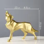 GeometricWolfFigurines-Homeko12 GeometricWolfFigurines Homeko12
