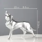 GeometricWolfFigurines-Homeko13 GeometricWolfFigurines Homeko13