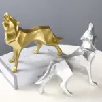 GeometricWolfFigurines-Homeko7 GeometricWolfFigurines Homeko7