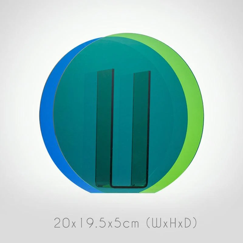 Geometric Colorful Acrylic Flower Vase -  - #tag1#