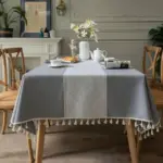 Geometric Cotton Tablecloth