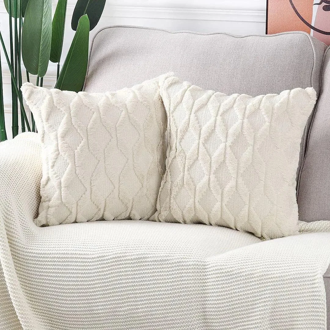 Geometric Cushion Cover for Stylish Sofa Décor -