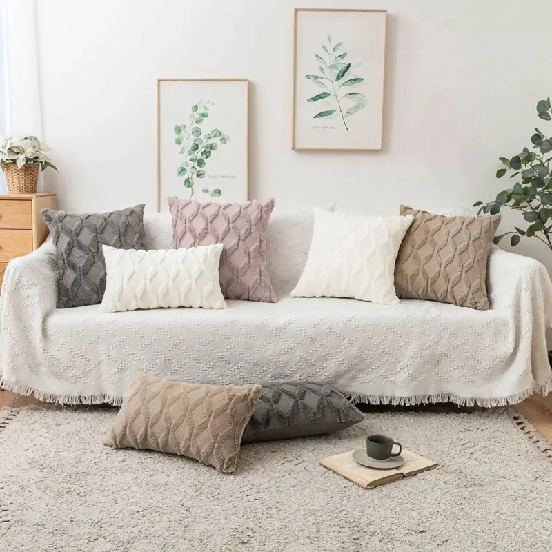 Geometric Cushion Cover for Stylish Sofa Decor