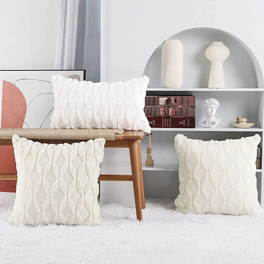 Geometric Cushion Cover for Stylish Sofa Décor -