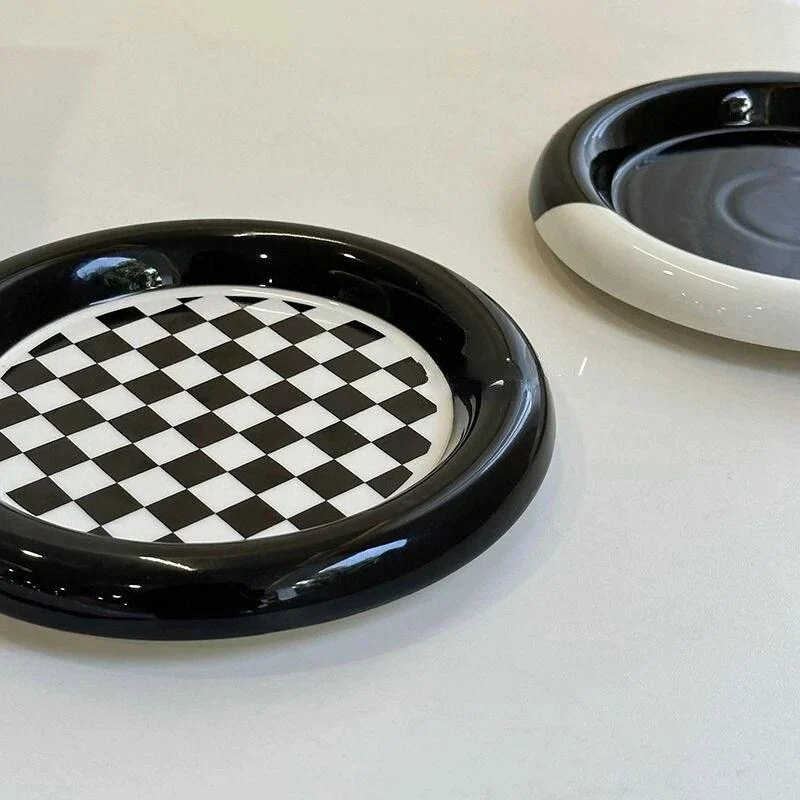 Geometric Design Ceramic Plate Set -  - #tag1#