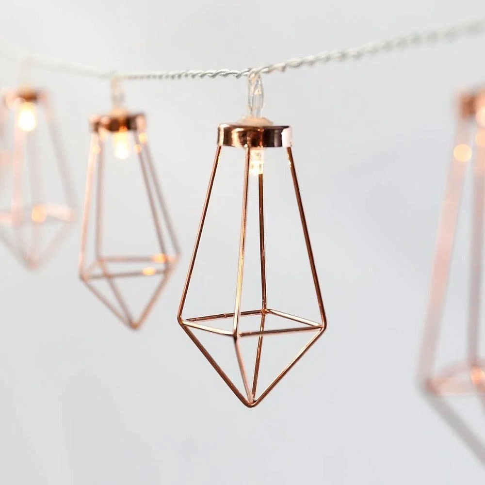 Geometric LED Fairy Lights -