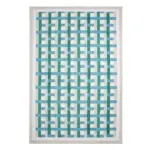 Geometric Lattice Design Living Room Rugs tag1