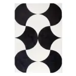 Geometric Lattice Design Living Room Rugs tag1
