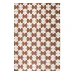 Geometric Lattice Design Living Room Rugs tag1