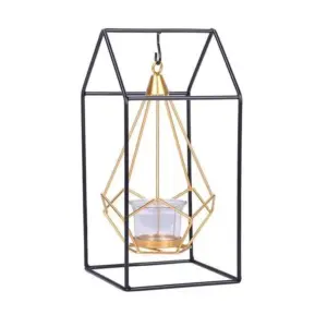 Geometric Metal Lantern