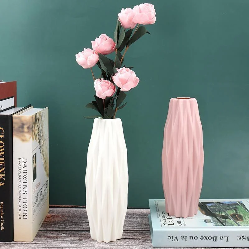 Geometric Narrow Flower Vase -