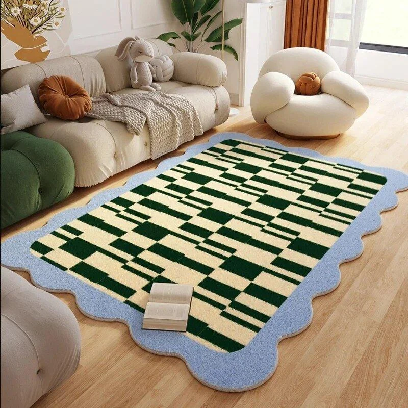Geometric Pastel Coloured Living Room Rug -  - #tag1#