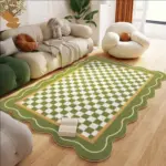 Geometric Pastel Coloured Living Room Rug tag1