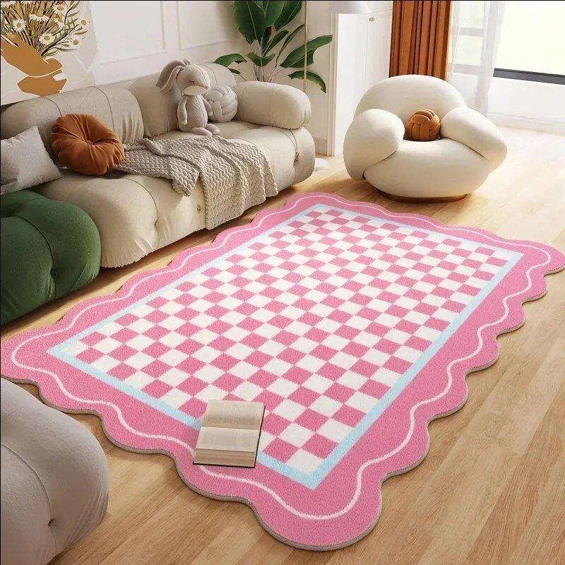 Geometric Pastel Coloured Living Room Rug -  - #tag1#